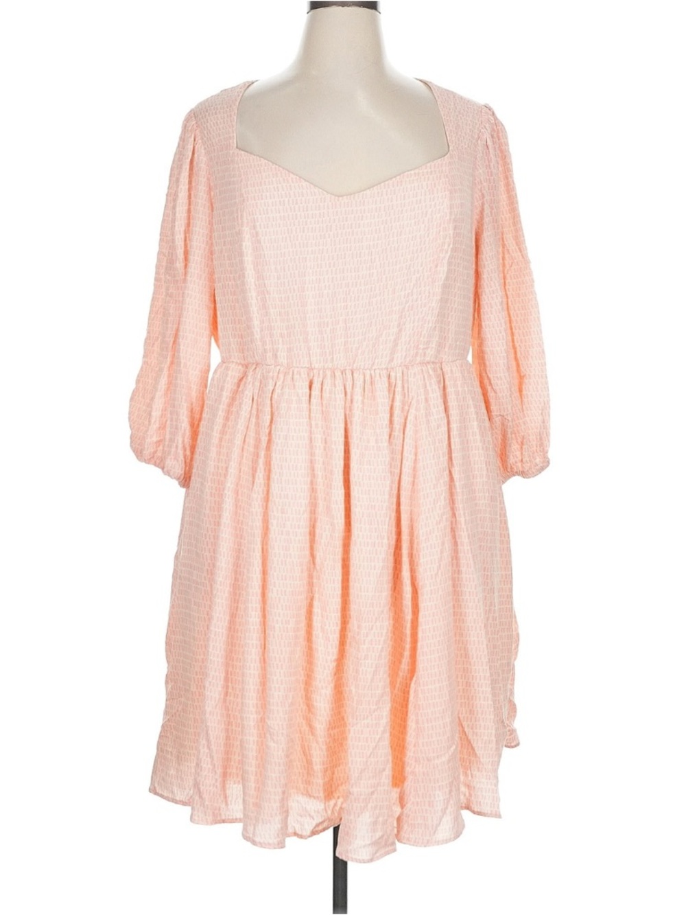 Mini Wash Gauze Open Back Skater Dress